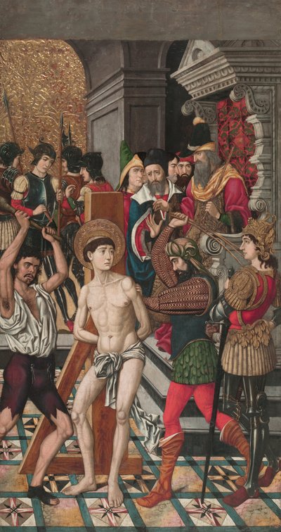 Flagellazione di San Vincenzo da Master of Castelsardo